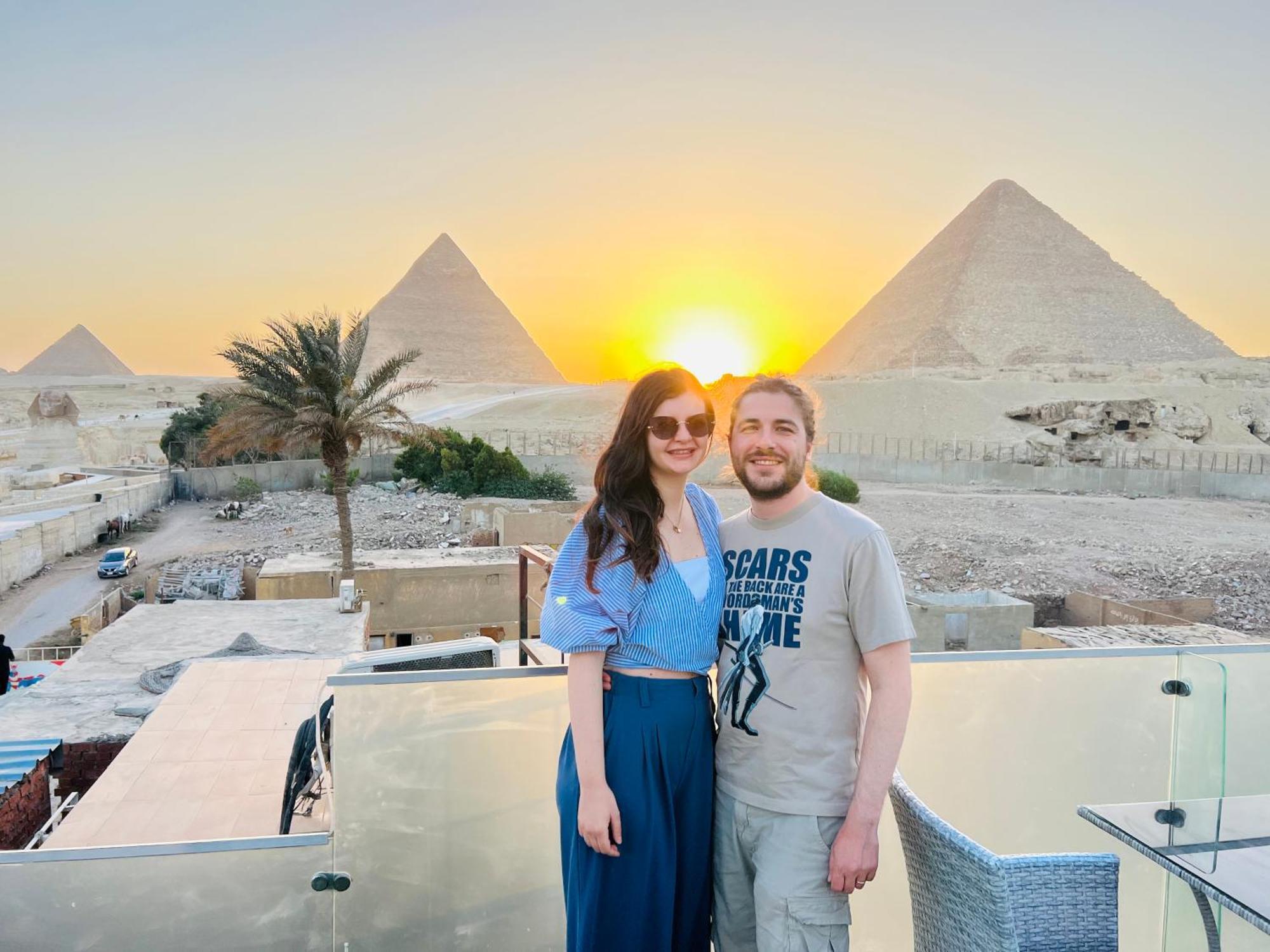 מלון קהיר Blue Scarab Pyramids View מראה חיצוני תמונה